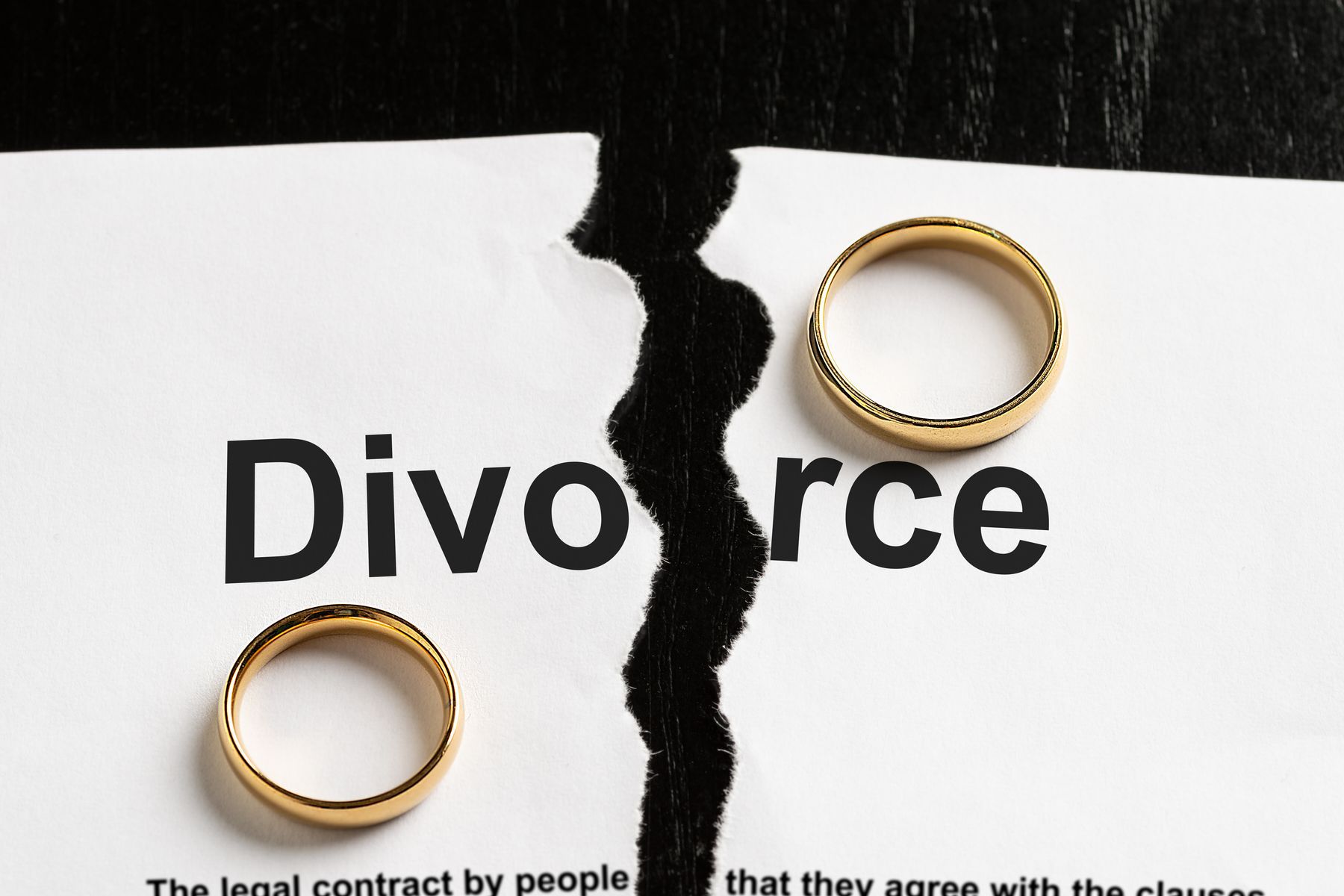 divorce and wedding rings