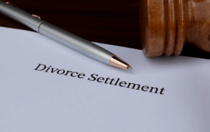 Divorce Settlement paperwork