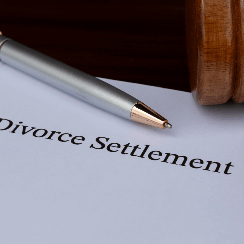 Divorce Settlement paperwork